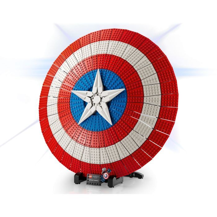 Конструктор LEGO Marvel Щит Капитана Америка 3128 деталей (76262) изображение 5