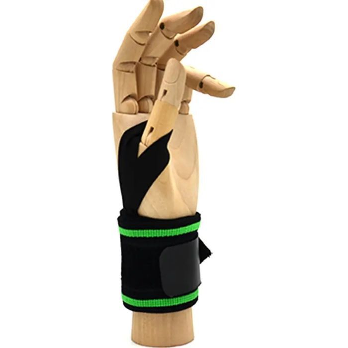 Бинт для спорта MadMax MFA-298 Wrist Wraps 18" Black/Green (MFA-298-U) изображение 10