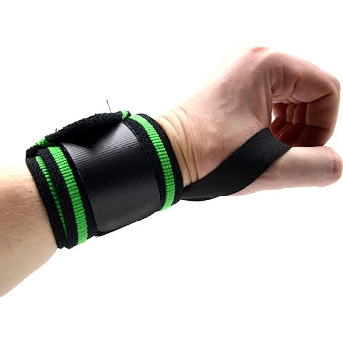 Бинт для спорта MadMax MFA-298 Wrist Wraps 18" Black/Green (MFA-298-U) изображение 8