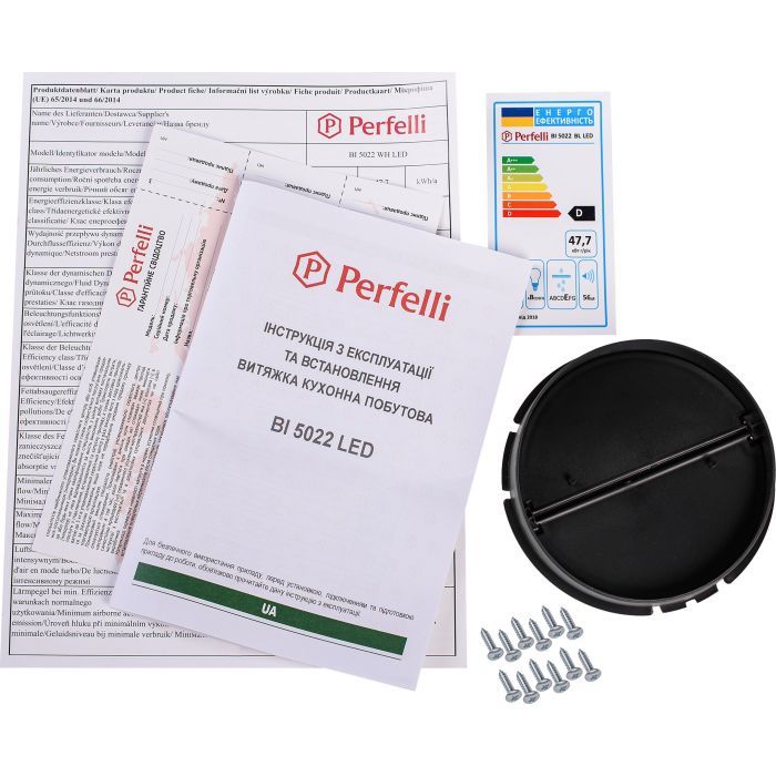 Витяжка кухонна Perfelli BI 5022 BL LED зображення 10