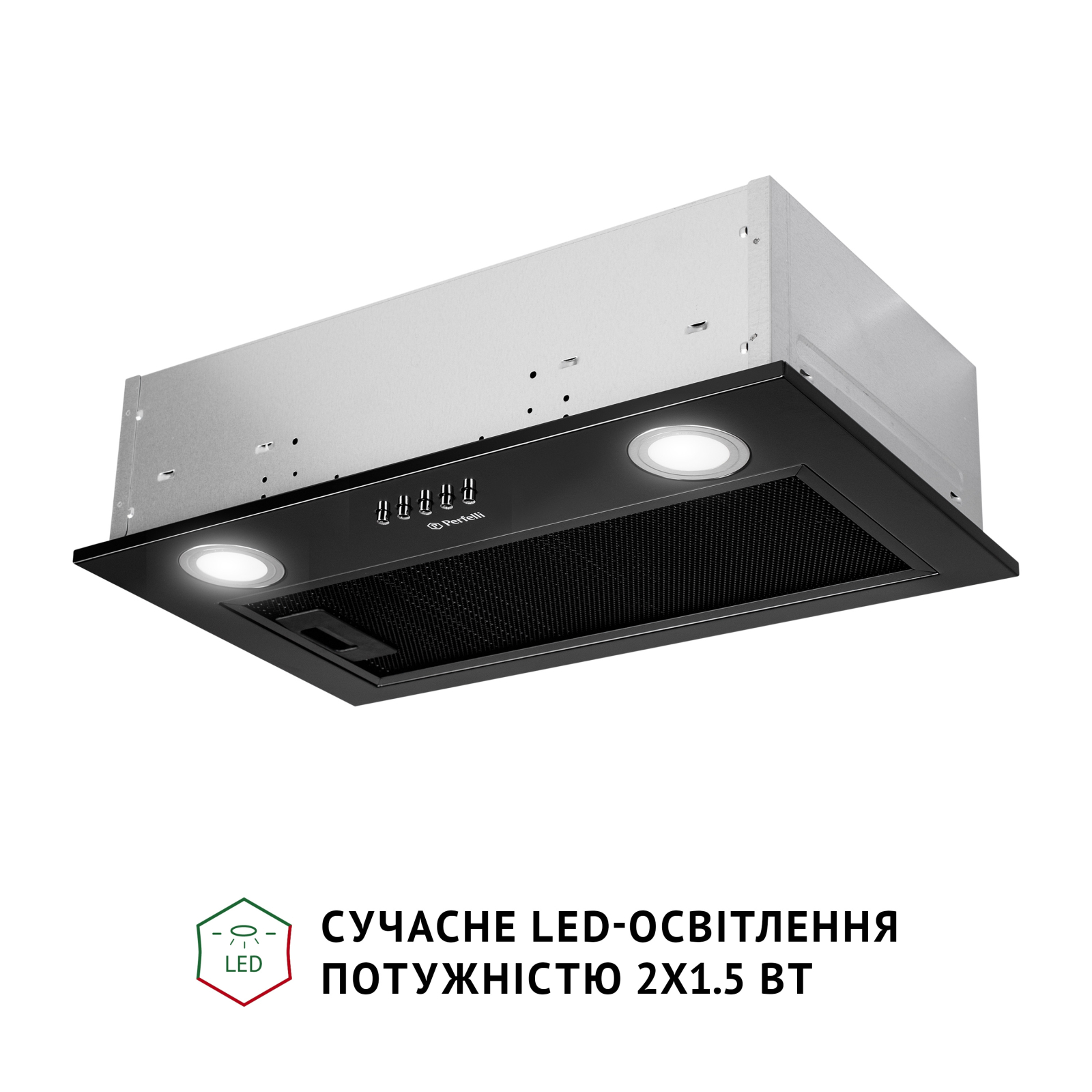 Вытяжка кухонная Perfelli BI 5022 WH LED изображение 4