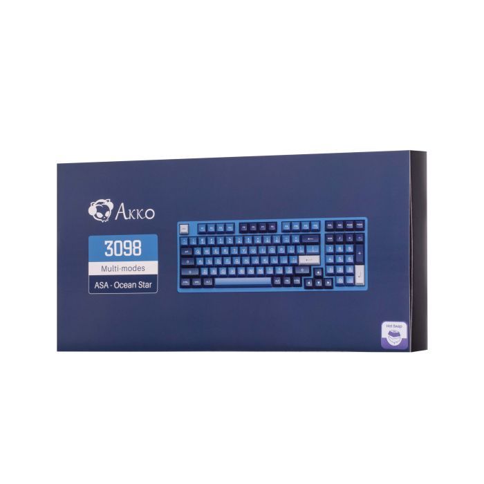 Клавіатура Akko 3098B Ocean Star 98Key CS Jelly White Hot-swappable UA RGB Black (6925758615204) зображення 11