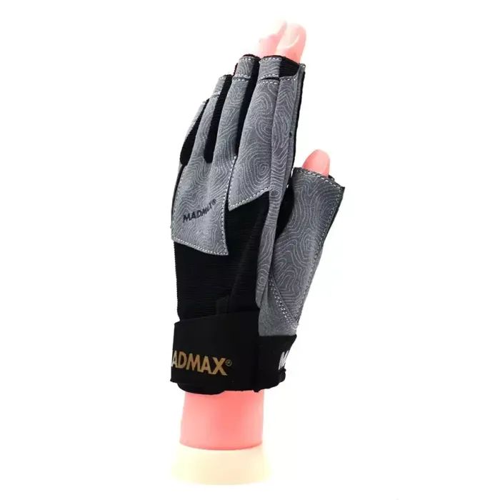 Перчатки для фитнеса MadMax MFG-871 Damasteel Grey/Black XL (MFG-871_XL) изображение 3