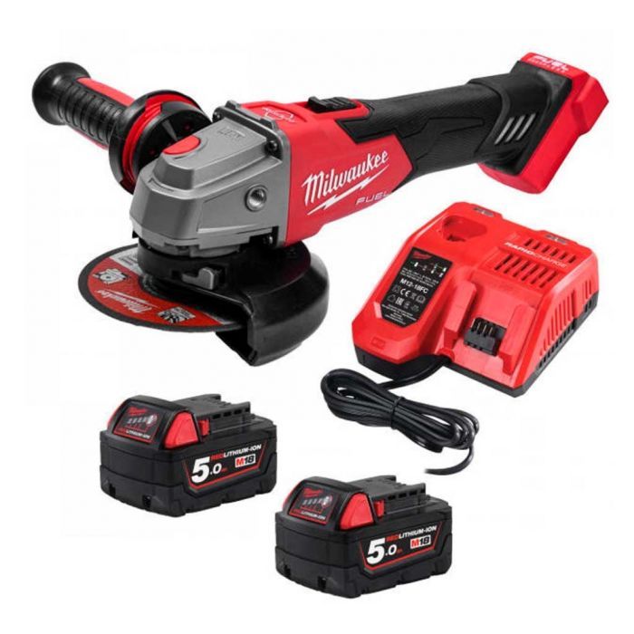 Шліфувальна машина Milwaukee 125 мм M18FSAG125XB-502X (4933478430)