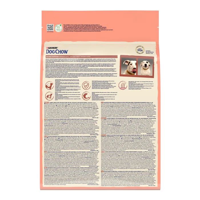 Сухой корм для собак Purina Dog Chow для взрослых, склонных к аллергии собак с лососем 2.5 кг (7613034488268) изображение 4