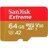 Карта пам'яті SanDisk 64GB microSD class 10 UHS-I Extreme For Action Cams and Dro (SDSQXAH-064G-GN6AA) зображення 3