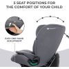 Автокресло Kinderkraft Oneto3 i-Size Cool Grey (KCONE300GRY0000) (5902533922178) изображение 10