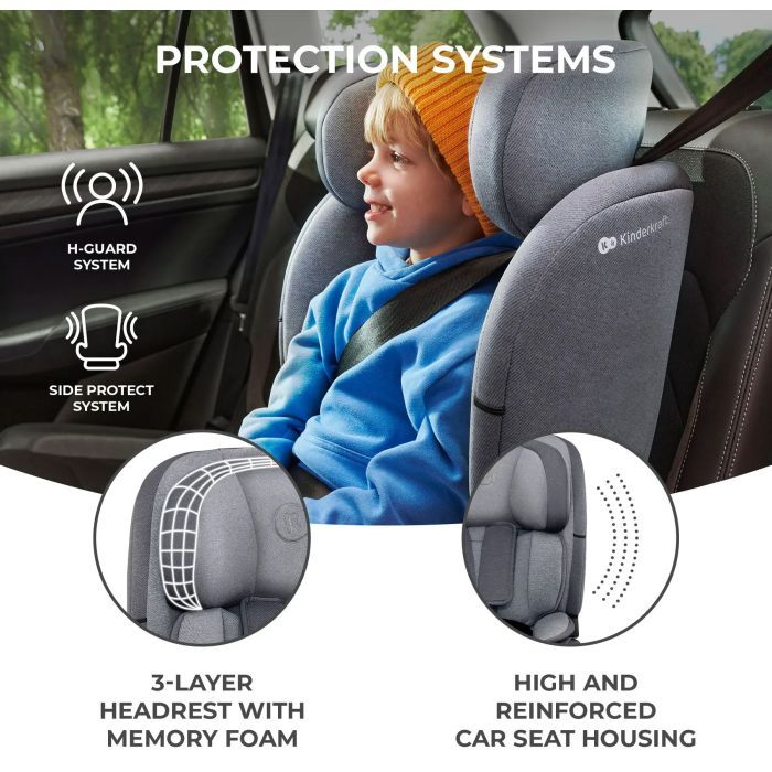 Автокресло Kinderkraft Oneto3 i-Size Graphite Black (KCONE300BLK0000) (5902533922161) изображение 8