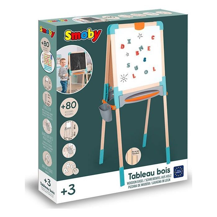 Мольберт Smoby Веселое обучение 80 аксессуаров 50х55х120 см (410401) изображение 8