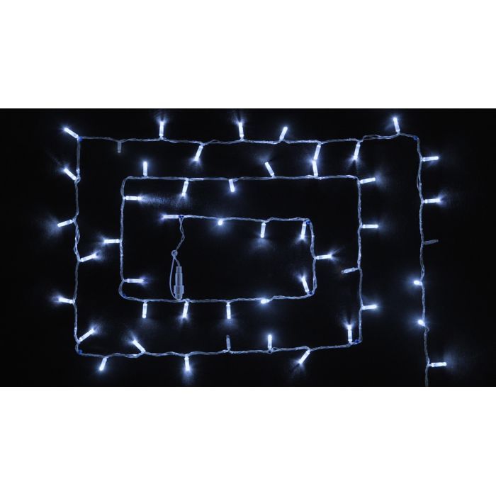 Гірлянда Delux STRING 100LED 10 м flash Білий/Прозорий IP44 (90015187)