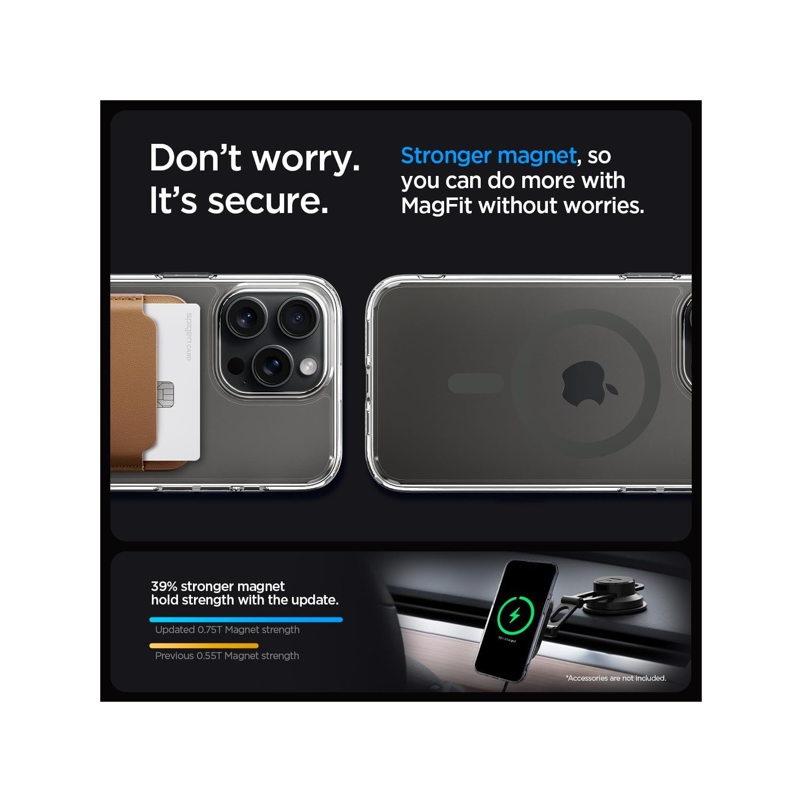 Чехол для мобильного телефона Spigen Apple iPhone 15 Pro Max Ultra Hybrid MagFit Graphite (ACS06577) изображение 8