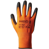 Захисні рукавиці Neo Tools нітрилове покриття, поліестер, р.9, помаранчевий (97-642-9) зображення 2