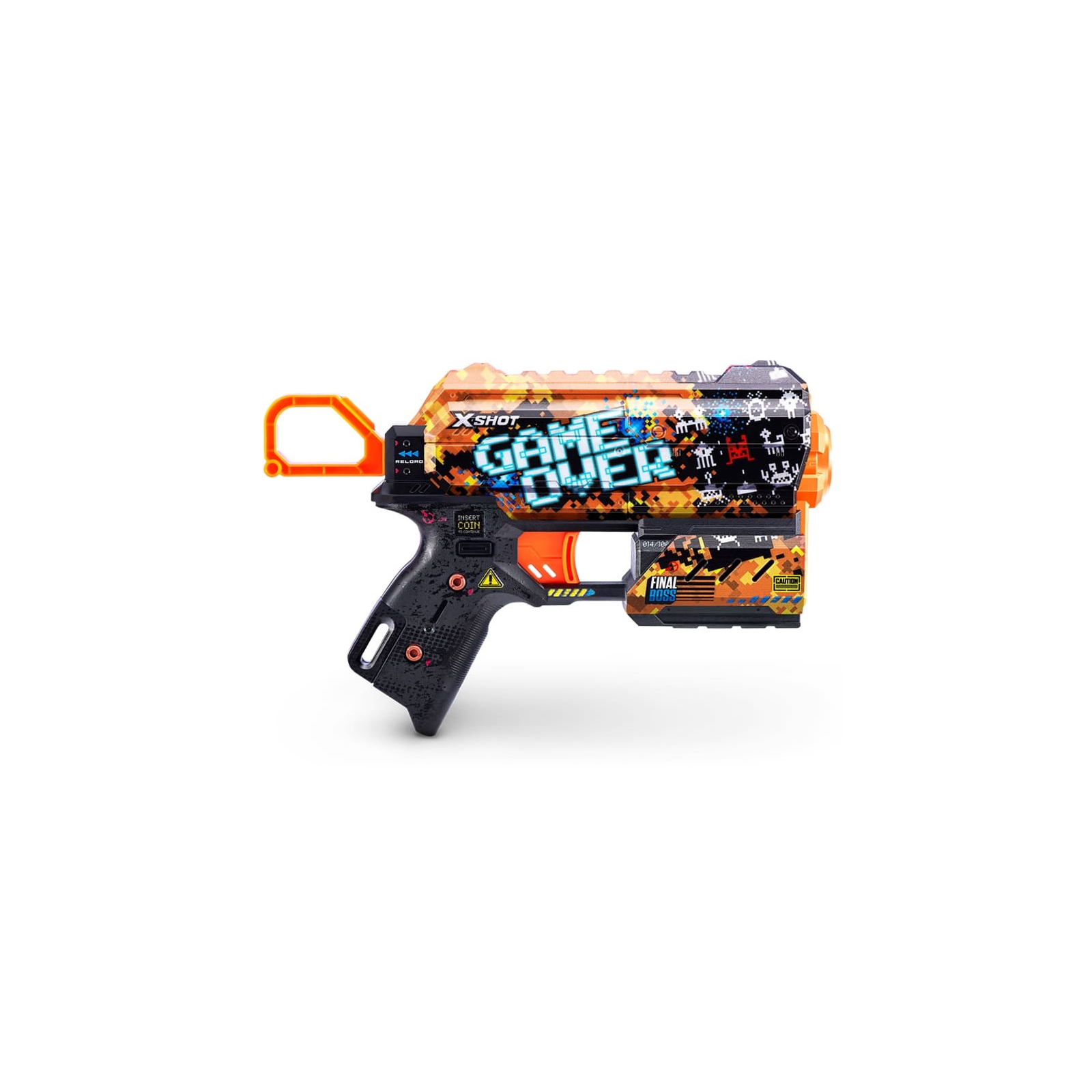 Іграшкова зброя Zuru X-Shot Швидкострільний бластер Skins Flux Game Over (8 патронів) (36516E) зображення 2