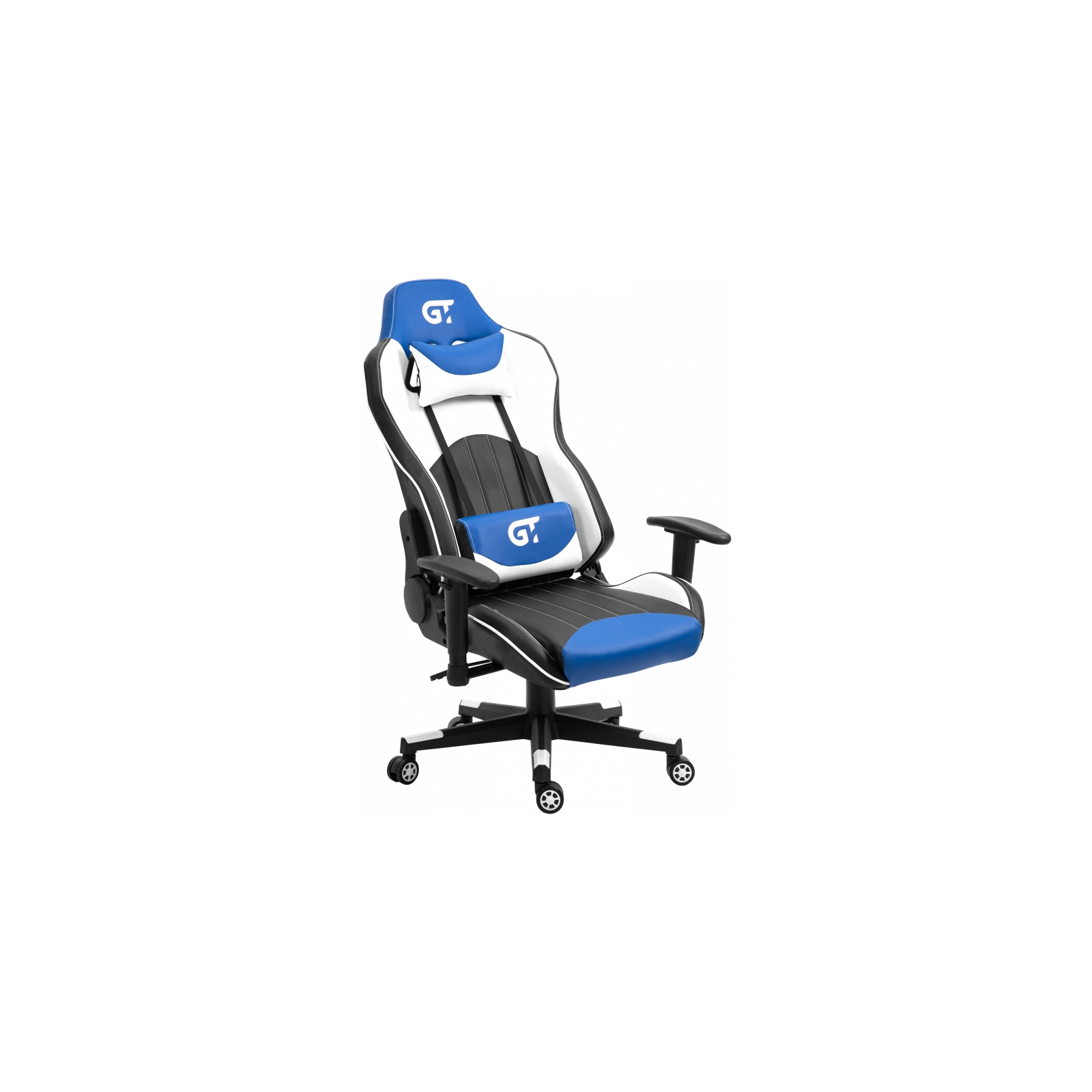 Крісло ігрове GT Racer X-5813 Black/Blue/White зображення 6