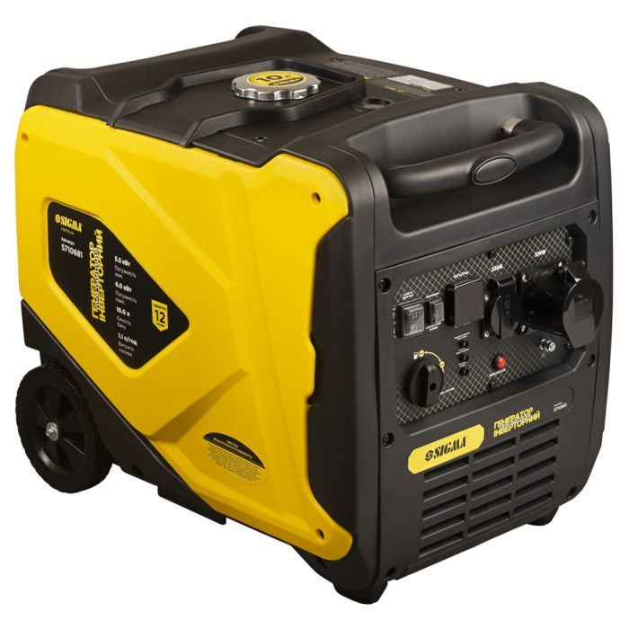 Генератор Sigma инверторный, 5.5/6.0kW, 50dB, электрозапуск (5710681) изображение 8