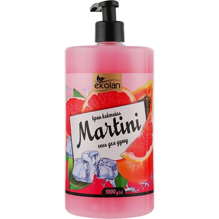 Гель для душа Ekolan Martini Крем-коктейль 1000 г (4820217131702)