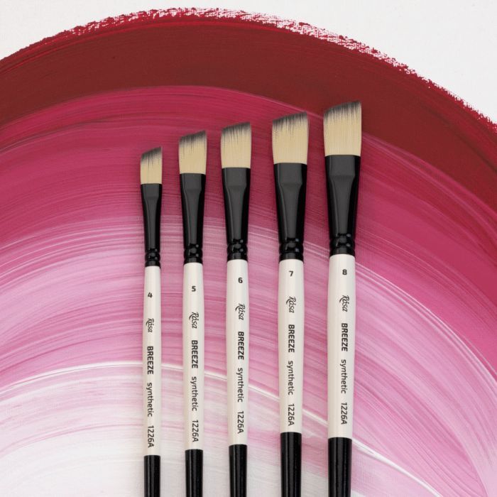 Кисточка для рисования Rosa Синтетика угловая, BREEZE 1226А, №0 (4823098535577) изображение 5 Кисточка для рисования Rosa Синтетика угловая, BREEZE 1226А, №0 (4823098535577) изображение 5