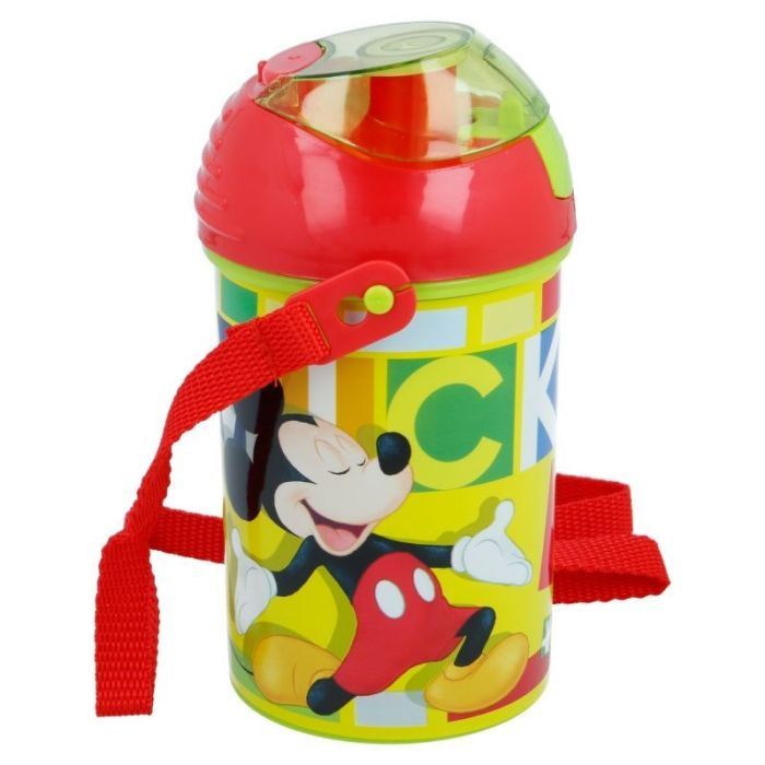 Поильник-непроливайка Stor Disney - Mickey Mouse, Pop Up Canteen 450 ml (Stor-44269)