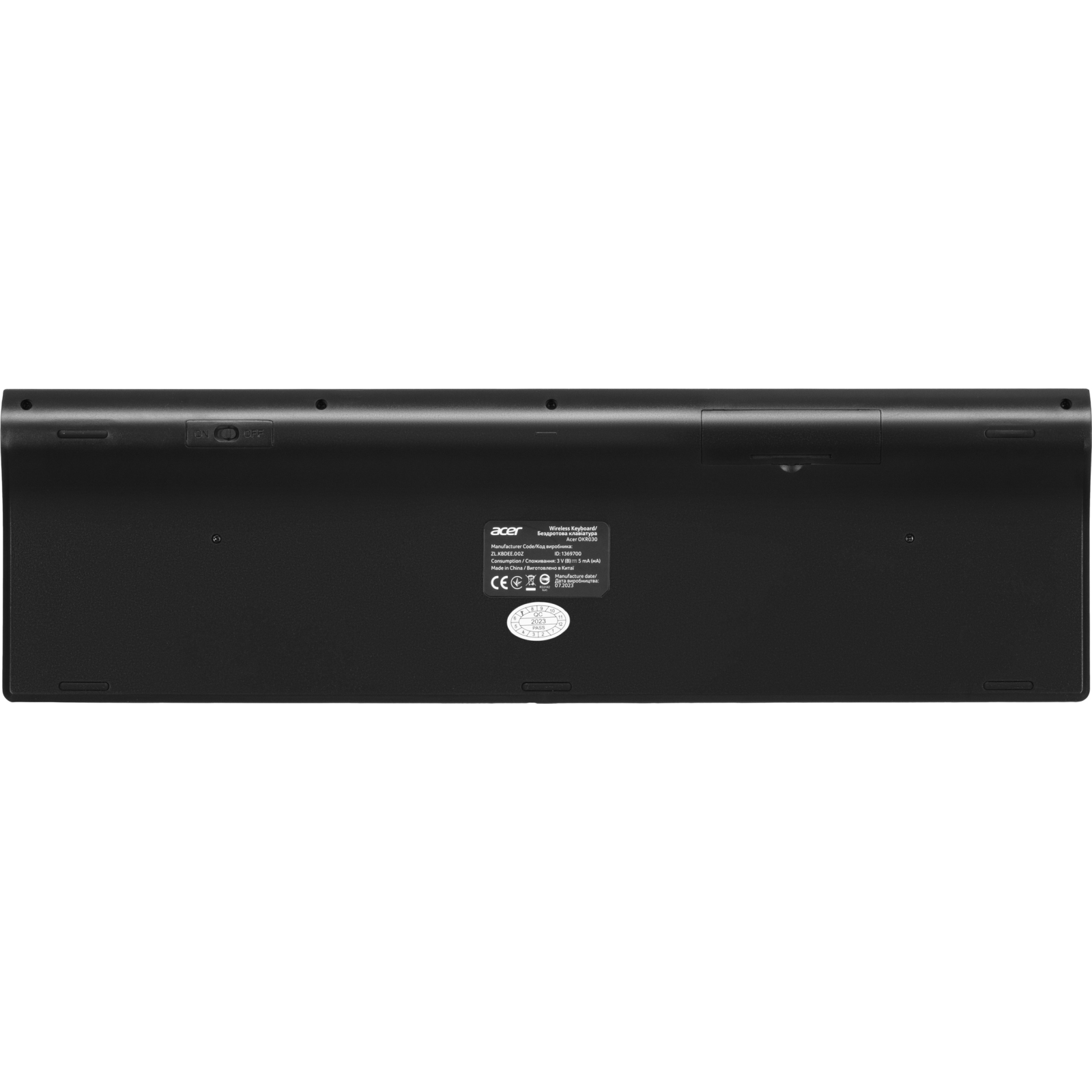 Комплект Acer OKR030 Wireless Black (ZL.KBDEE.00Z) зображення 7