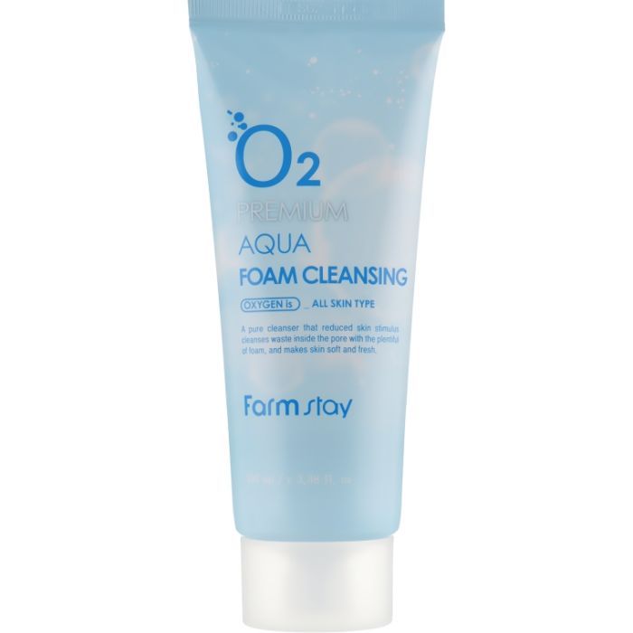 Пенка для умывания FarmStay O2 Premium Aqua Foam Cleansing Кислородная 100 мл (8809469775120)