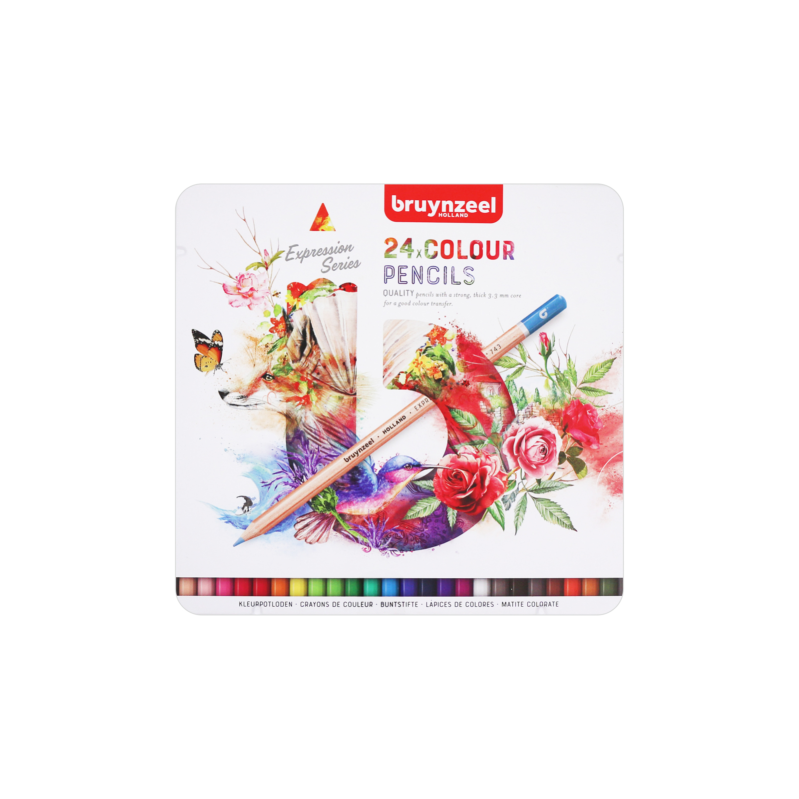 Карандаши цветные Bruynzeel EXPRESSION 12 цветов (8712079424923)