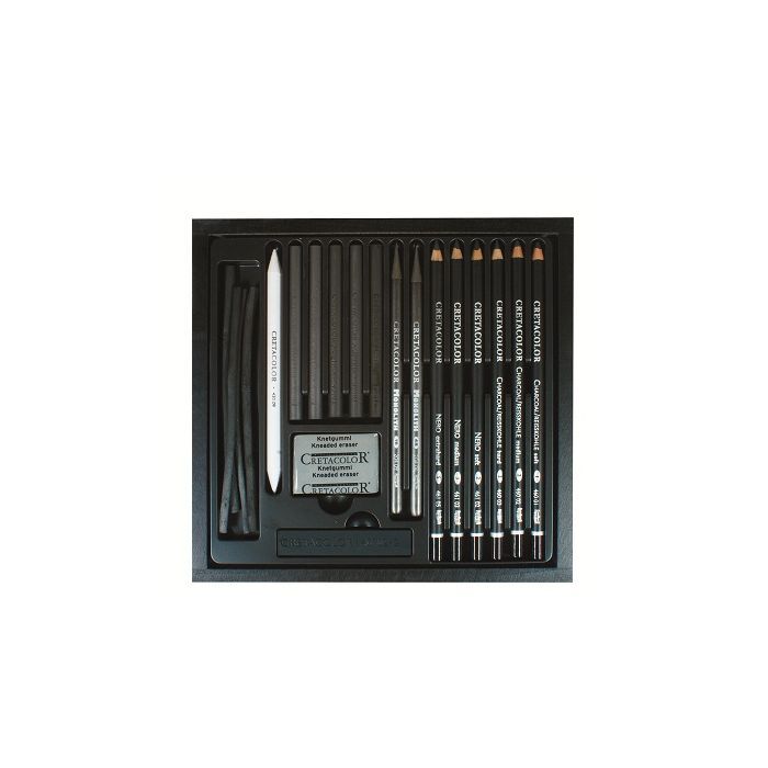 Художественный набор Cretacolor Black Box карандашей для рисунка, 20 шт. дер. коробка (9002592460409)