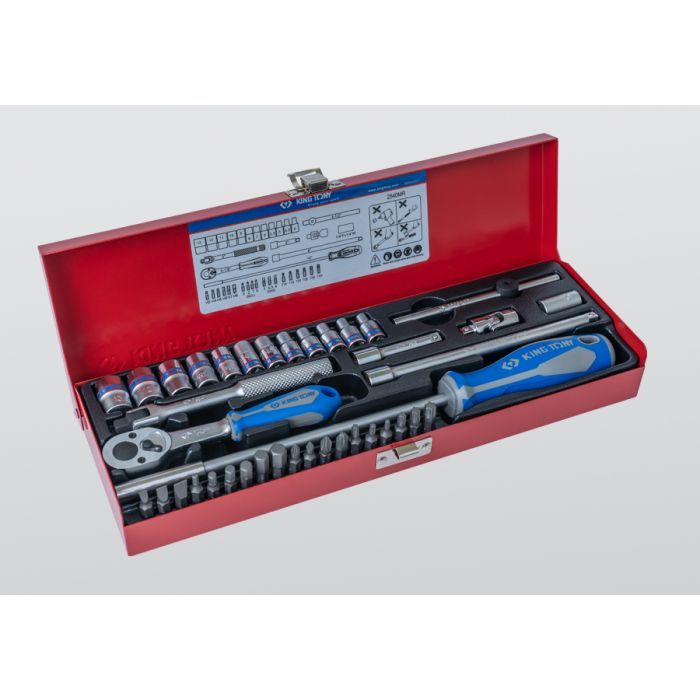 Набор инструментов KING TONY 1/4" 40 шт. (2540MR) изображение 2