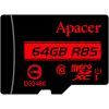Карта памяти Apacer 64GB microSDXC class 10 UHS-I (AP64GMCSX10U5-RA)