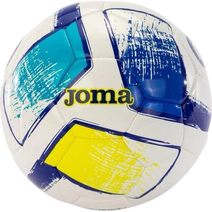 Мяч футбольный Joma Dali II білий, синій, жовтий Уні 4 400649.216 (8445757552204)