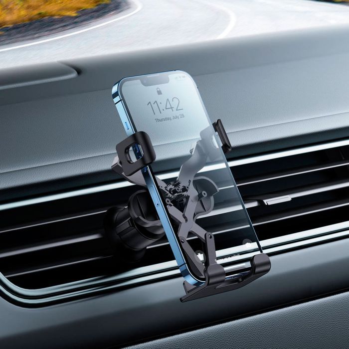Универсальный автодержатель Baseus Stable Gravitational Car Mount Lite (Air Outlet Version) (SUWX010001) изображение 10