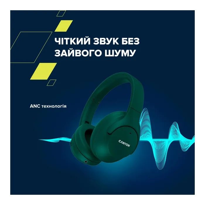 Навушники Canyon OnRiff 10 ANC Bluetooth Purple (CNS-CBTHS10PU) зображення 9