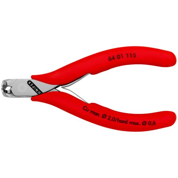 Кусачки KNIPEX торцевые для электроники (64 01 115)