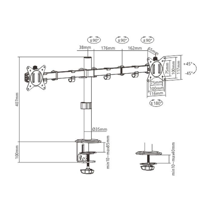 Кронштейн HiSmart HS082406 зображення 3