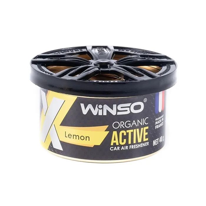 Ароматизатор для автомобиля WINSO Organic X Active 40gr - Lemon (533680)