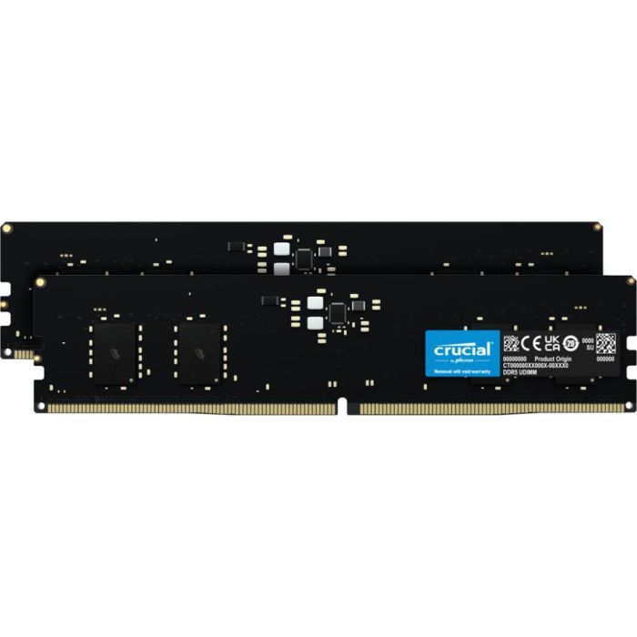 Модуль пам'яті для комп'ютера DDR5 16GB (2x8GB) 5600 MHz Micron (CT2K8G56C46U5)