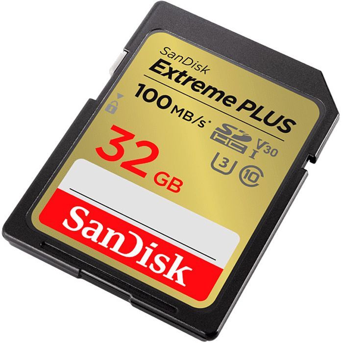 Карта памяти SanDisk 32GB SDXC class 10 Extreme PLUS (SDSDXWT-032G-GNCIN) изображение 3