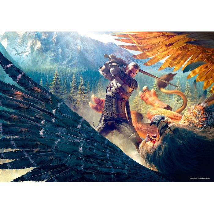 Пазл GoodLoot Witcher: Griffin Fight 1000 елементів (5908305231233) зображення 2