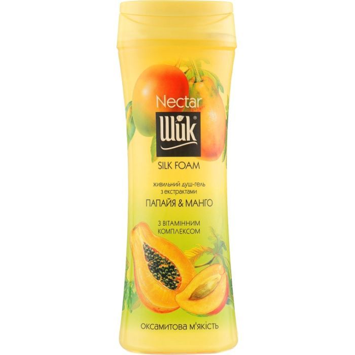 Гель для душу Shik Nectar Silk Foam Папая і манго 250 г (4820023368859)