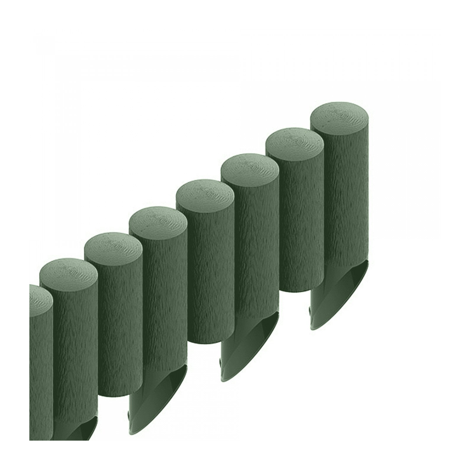 Садовое ограждение Cellfast газонная, 4 STANDARD, 10 секций по 235 мм, 2.3м, зеленая (34-042) изображение 5