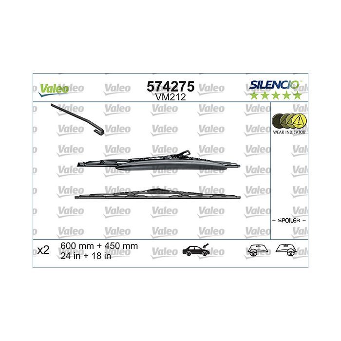 Щетка стеклоочистителя Valeo 574275