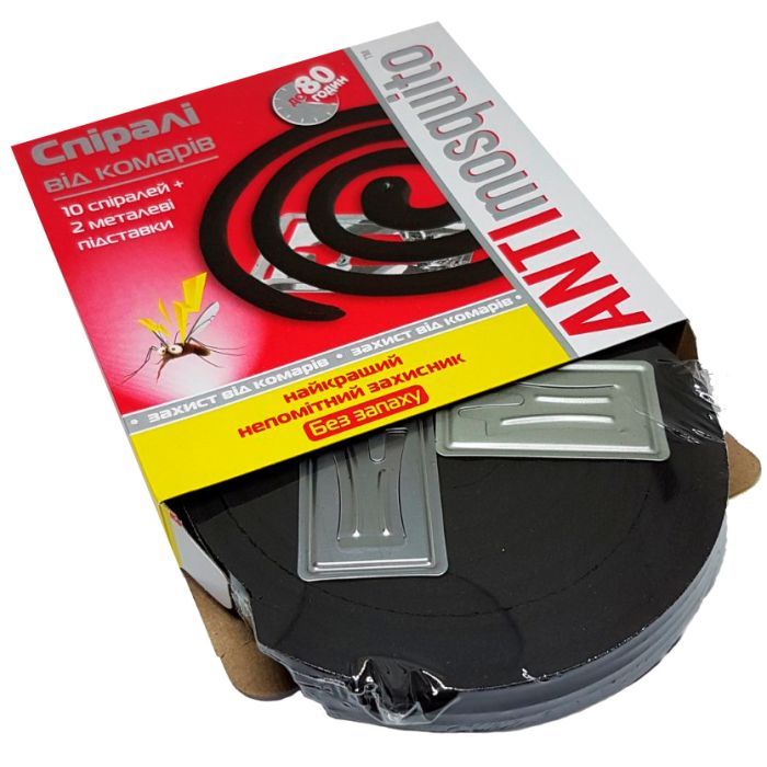 Спирали от комаров Anti mosquito 10 шт. (4820055141376) изображение 2