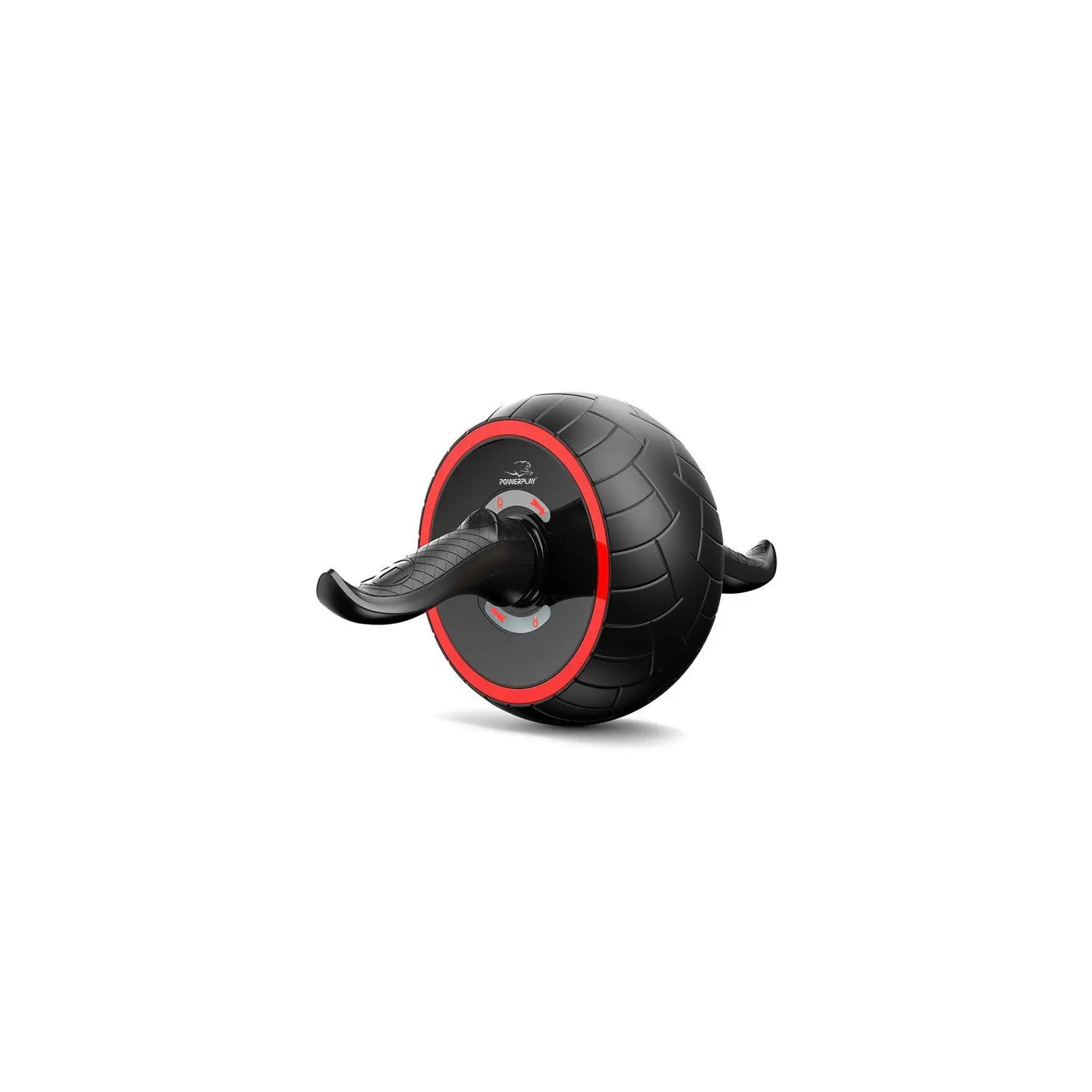 Ролик для пресса PowerPlay зі зворотним механізмом AB Wheel Pro Чорно-червоний (PP_4326_Black/Red)