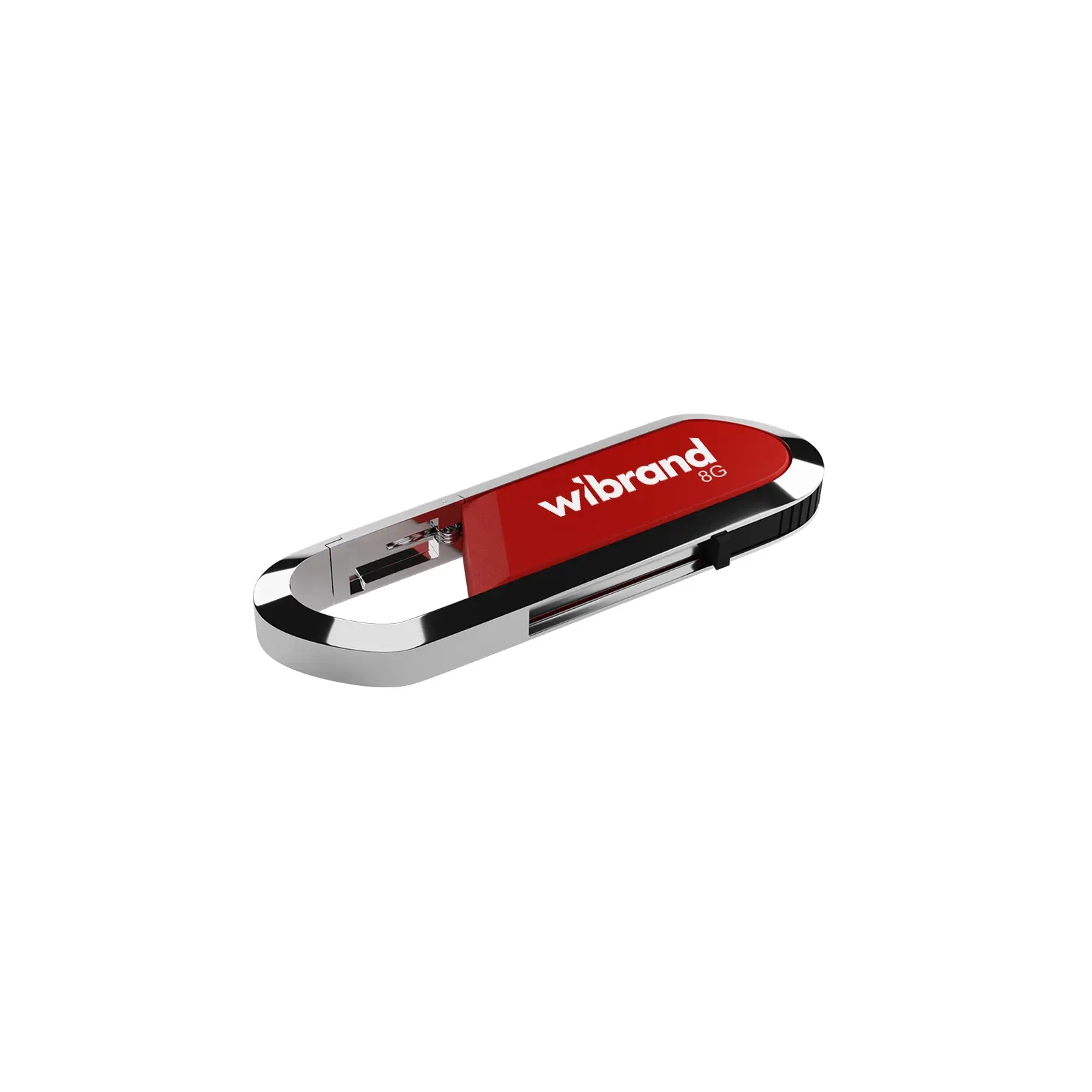 USB флеш накопитель Wibrand 8GB Aligator Black USB 2.0 (WI2.0/AL8U7B)