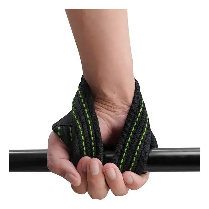 Кистевые лямки RDX Gym Lifting 8 Figure Straps Army Green L (WAC-W8AGN-L) изображение 3