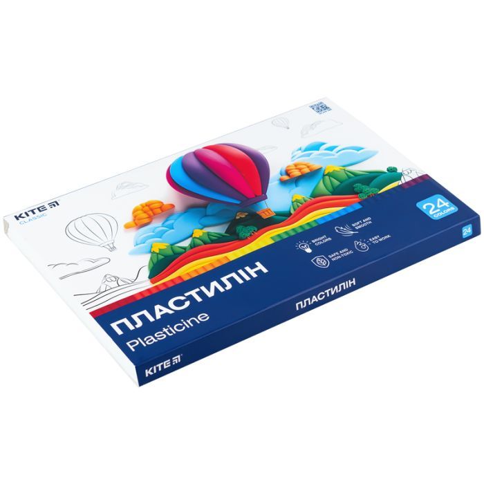 Пластилин Kite Classic 24 цвета, 480 г (K-089) изображение 2