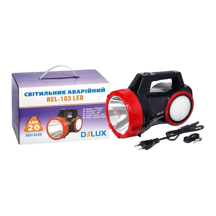 Фонарь Delux REL-103 20 LED 10W + подарунок REL-107 (90022813) изображение 3