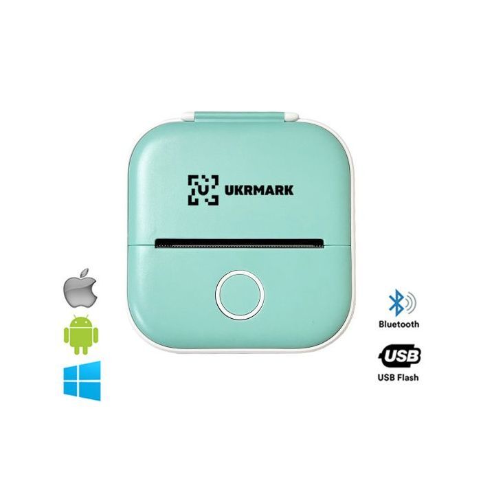 Принтер чеків UKRMARK P02WT Bluetooth, білий (900887)