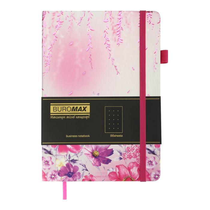 Книга записная Buromax CHERIE А5 96 листов точка, малиновый (BM.295305-29) изображение 2
