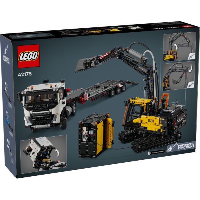 Конструктор LEGO Technic Грузовик Volvo FMX и Электрический экскаватор EC230 (42175) изображение 9