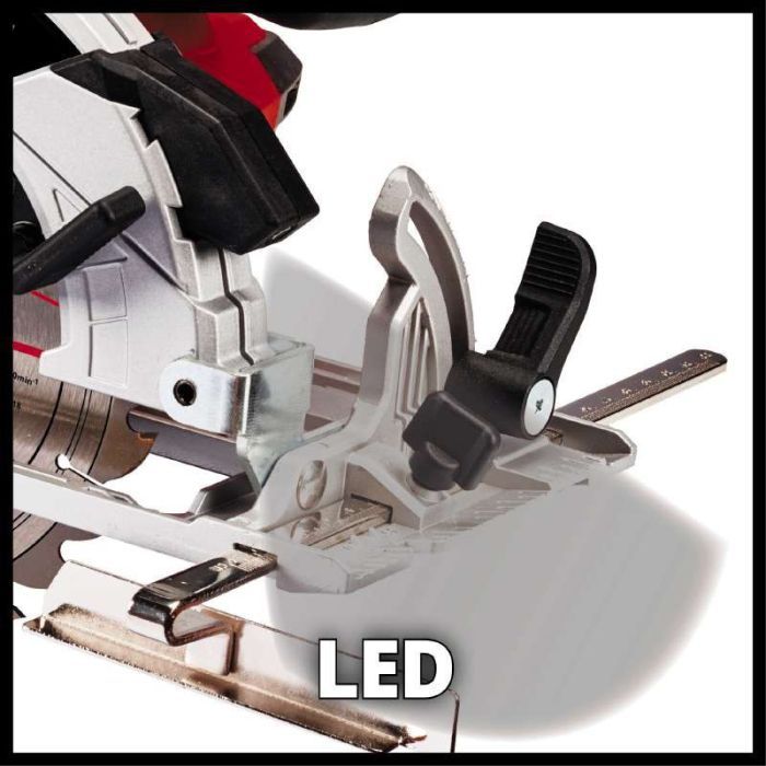 Дискова пила Einhell TE-CS 18/165-1LI - Solo PXC 18V, 165х20 мм, 2.6кг (без АКБ та ЗП) (4331207) зображення 7